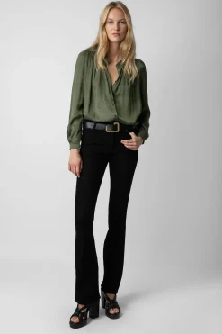 Chemises Et Hauts^Zadig & Voltaire Chemisier En Satin Tchin
