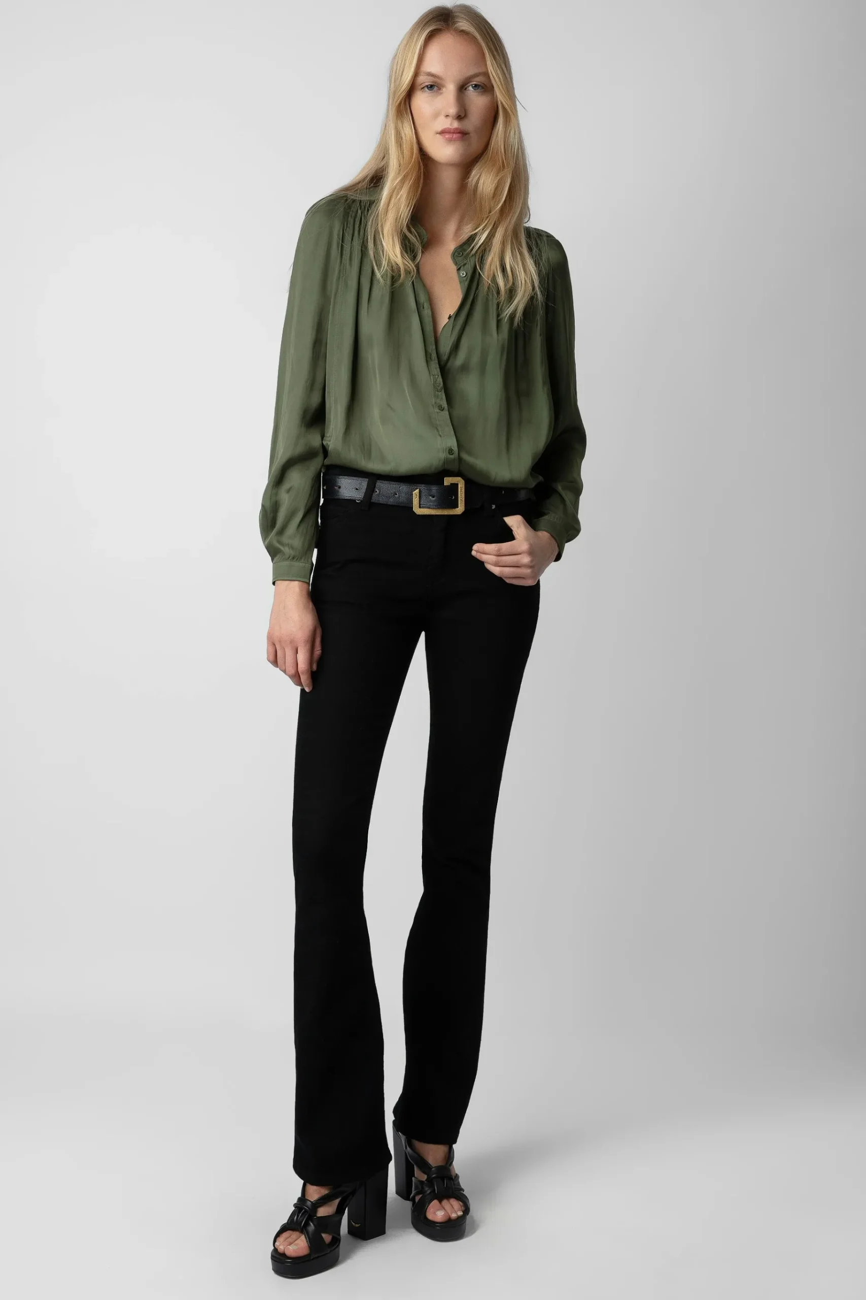 Chemises Et Hauts^Zadig & Voltaire Chemisier En Satin Tchin