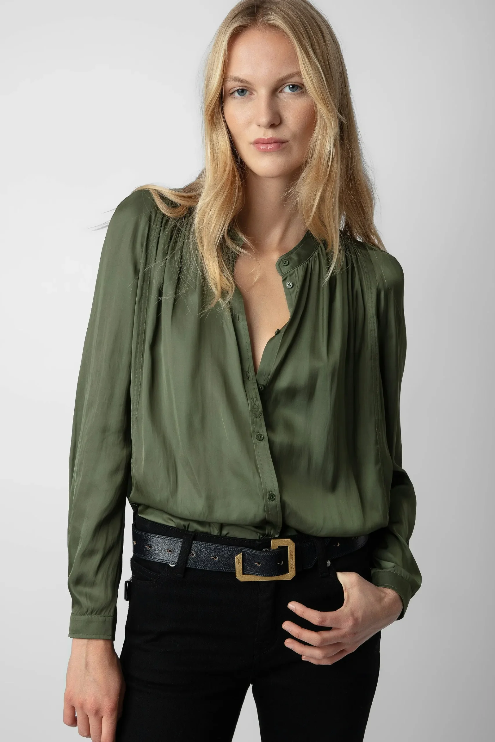 Chemises Et Hauts^Zadig & Voltaire Chemisier En Satin Tchin