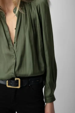 Chemises Et Hauts^Zadig & Voltaire Chemisier En Satin Tchin