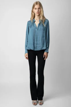 Chemises Et Hauts^Zadig & Voltaire Chemisier En Satin Tink