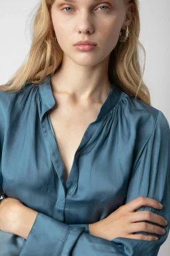 Chemises Et Hauts^Zadig & Voltaire Chemisier En Satin Tink
