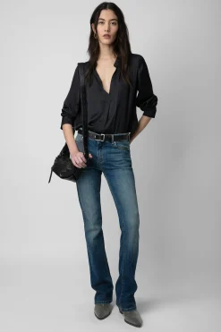 Chemises Et Hauts^Zadig & Voltaire Chemisier En Satin Tink
