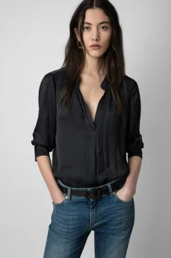 Chemises Et Hauts^Zadig & Voltaire Chemisier En Satin Tink