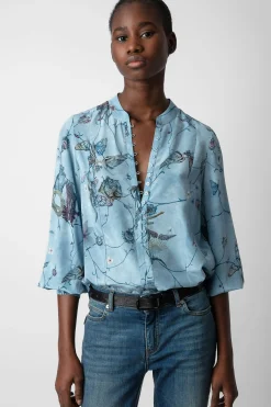 Chemises Et Hauts^Zadig & Voltaire Chemisier En Soie Twina