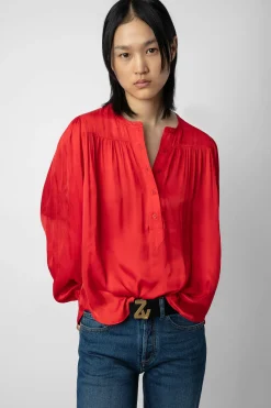Chemises Et Hauts^Zadig & Voltaire Chemisier Tigy En Satin