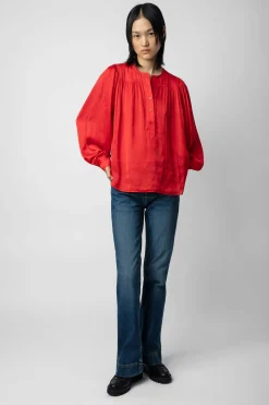 Chemises Et Hauts^Zadig & Voltaire Chemisier Tigy En Satin
