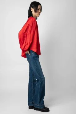 Chemises Et Hauts^Zadig & Voltaire Chemisier Tigy En Satin