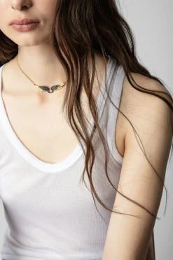 Bijoux^Zadig & Voltaire Collier Plume De Roche