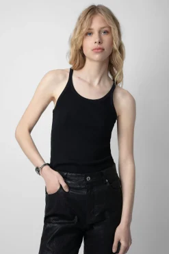 T-Shirts^Zadig & Voltaire Debardeur Alba Wings