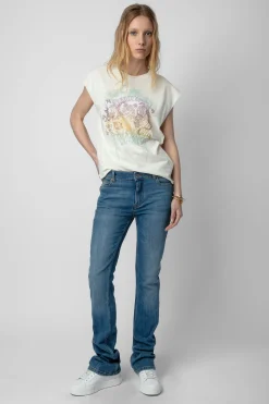 T-Shirts^Zadig & Voltaire Debardeur Cecilia Diamante