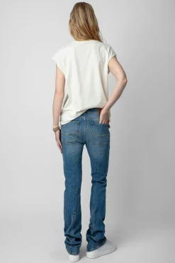 T-Shirts^Zadig & Voltaire Debardeur Cecilia Diamante