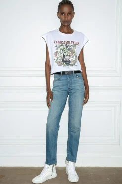 T-Shirts^Zadig & Voltaire Debardeur Guitare Cecilia