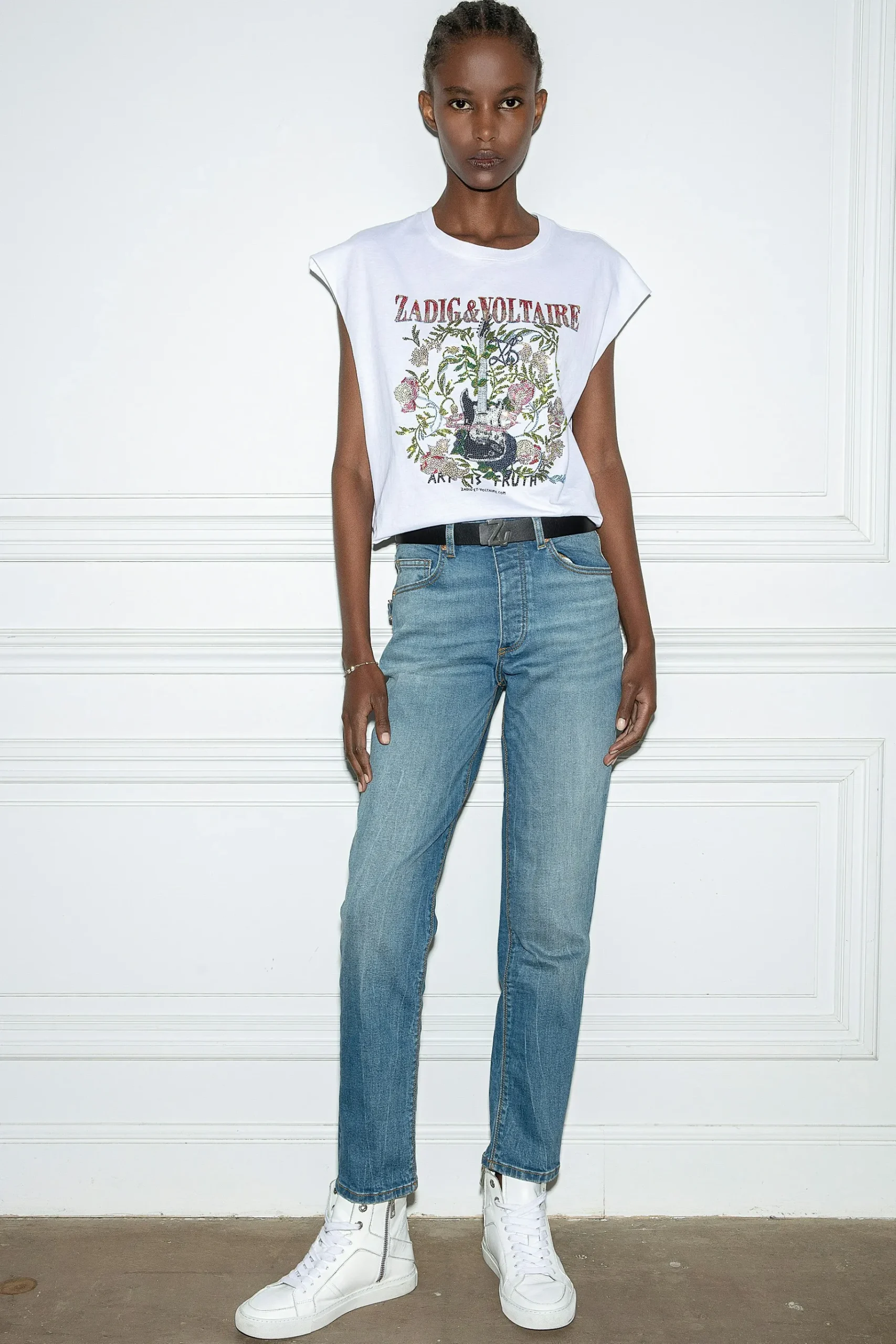 T-Shirts^Zadig & Voltaire Debardeur Guitare Cecilia