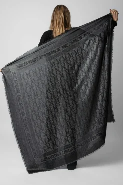 Echarpes^Zadig & Voltaire Echarpe Glenn Rock En Jacquard Lurex
