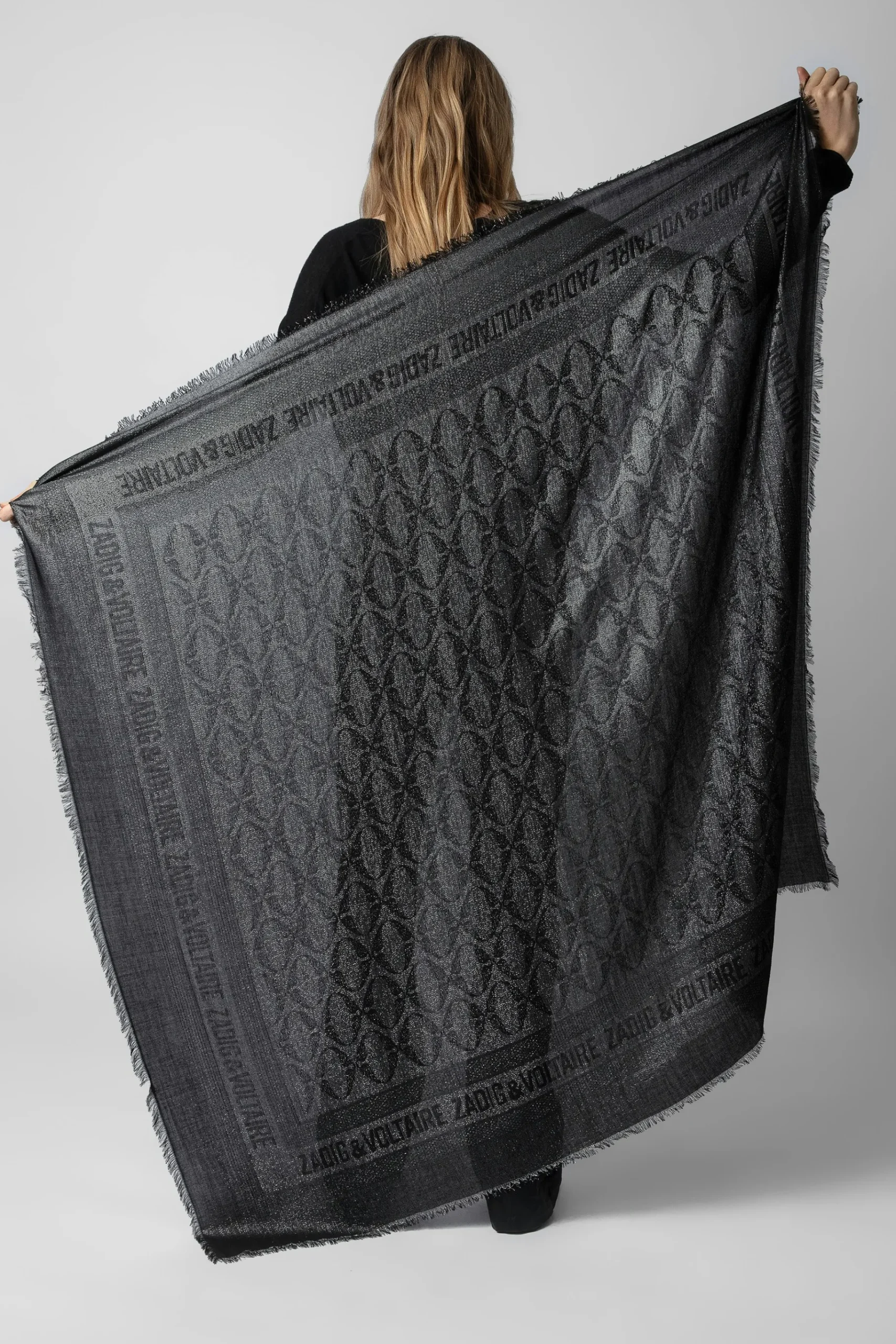 Echarpes^Zadig & Voltaire Echarpe Glenn Rock En Jacquard Lurex