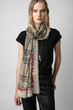 Echarpes^Zadig & Voltaire Echarpe Longue En Cachemire Delta