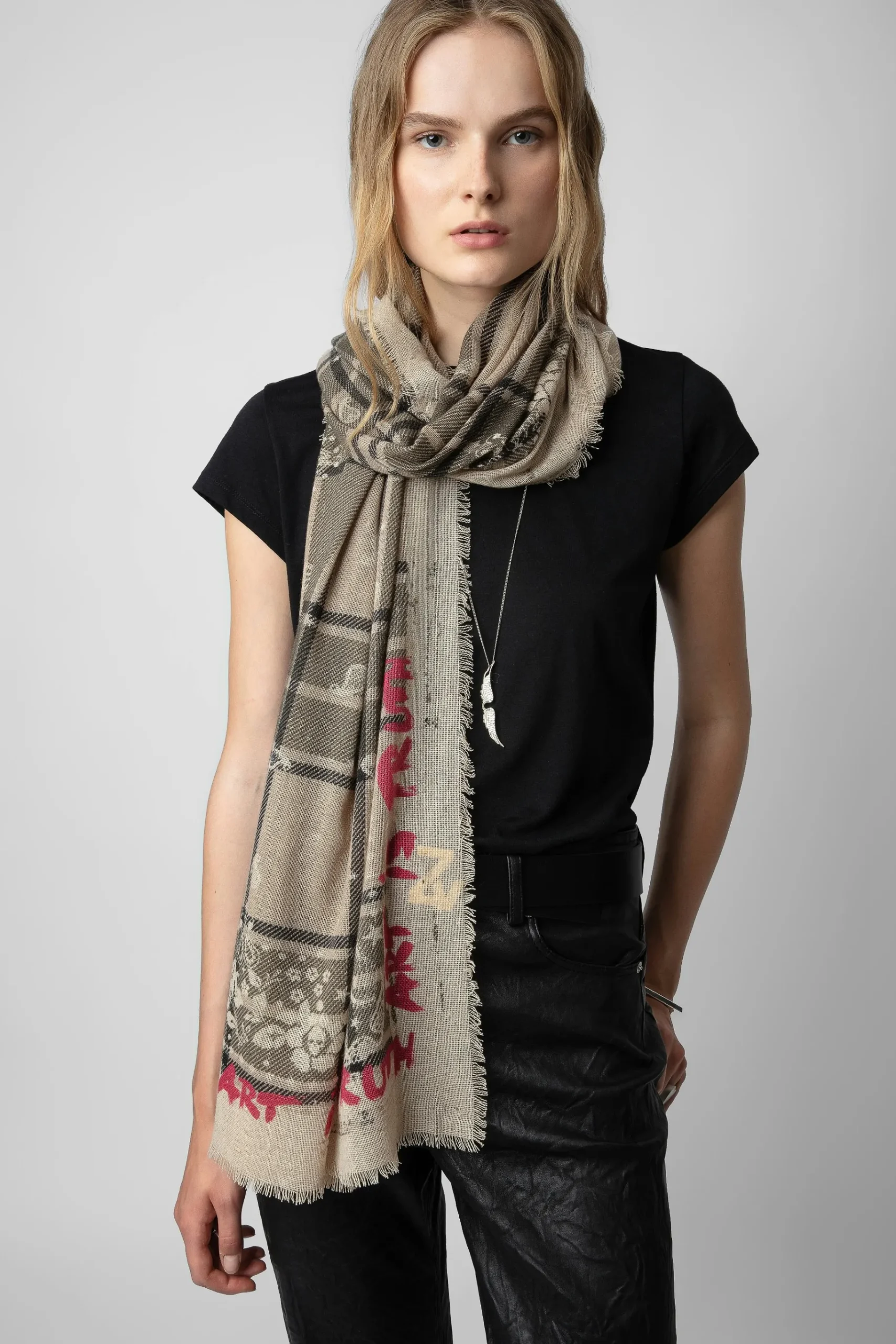 Echarpes^Zadig & Voltaire Echarpe Longue En Cachemire Delta