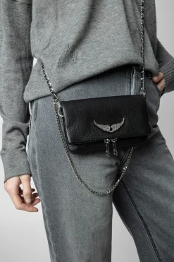 Mini-Sacs^Zadig & Voltaire Embrayage Swing Your Wings Rock Nano