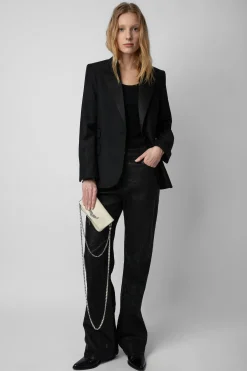 Mini-Sacs^Zadig & Voltaire Embrayage Swing Your Wings Rock Nano