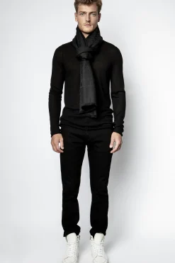 Echarpes^Zadig & Voltaire Foulard Zv Initiale Glenn