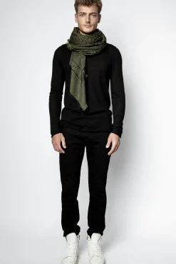 Echarpes^Zadig & Voltaire Foulard Zv Initiale Glenn