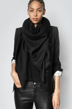 Echarpes^Zadig & Voltaire Glenn Zv Initiale Foulard