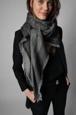 Echarpes^Zadig & Voltaire Glenn Zv Initiale Foulard