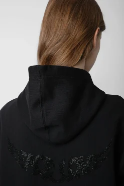 Sweat-Shirts^Zadig & Voltaire Harper Peace&Love Sweat A Capuche A Strass