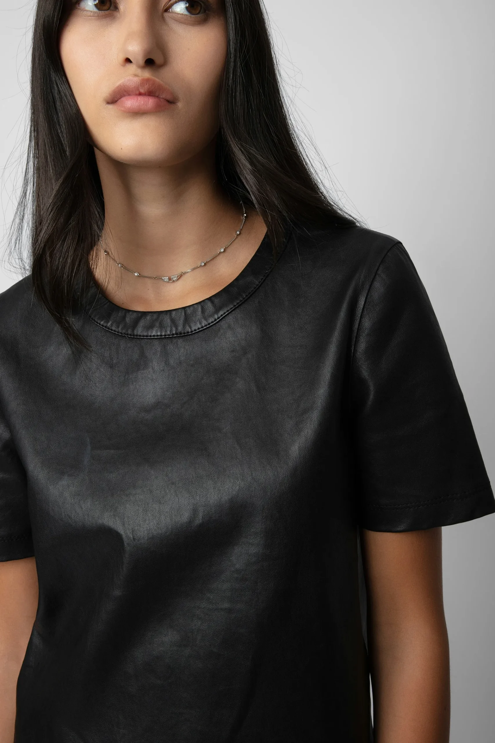 Chemises Et Hauts^Zadig & Voltaire Haut En Cuir Tas