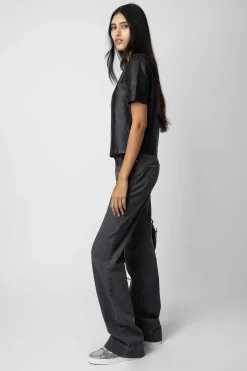 Chemises Et Hauts^Zadig & Voltaire Haut En Cuir Tas