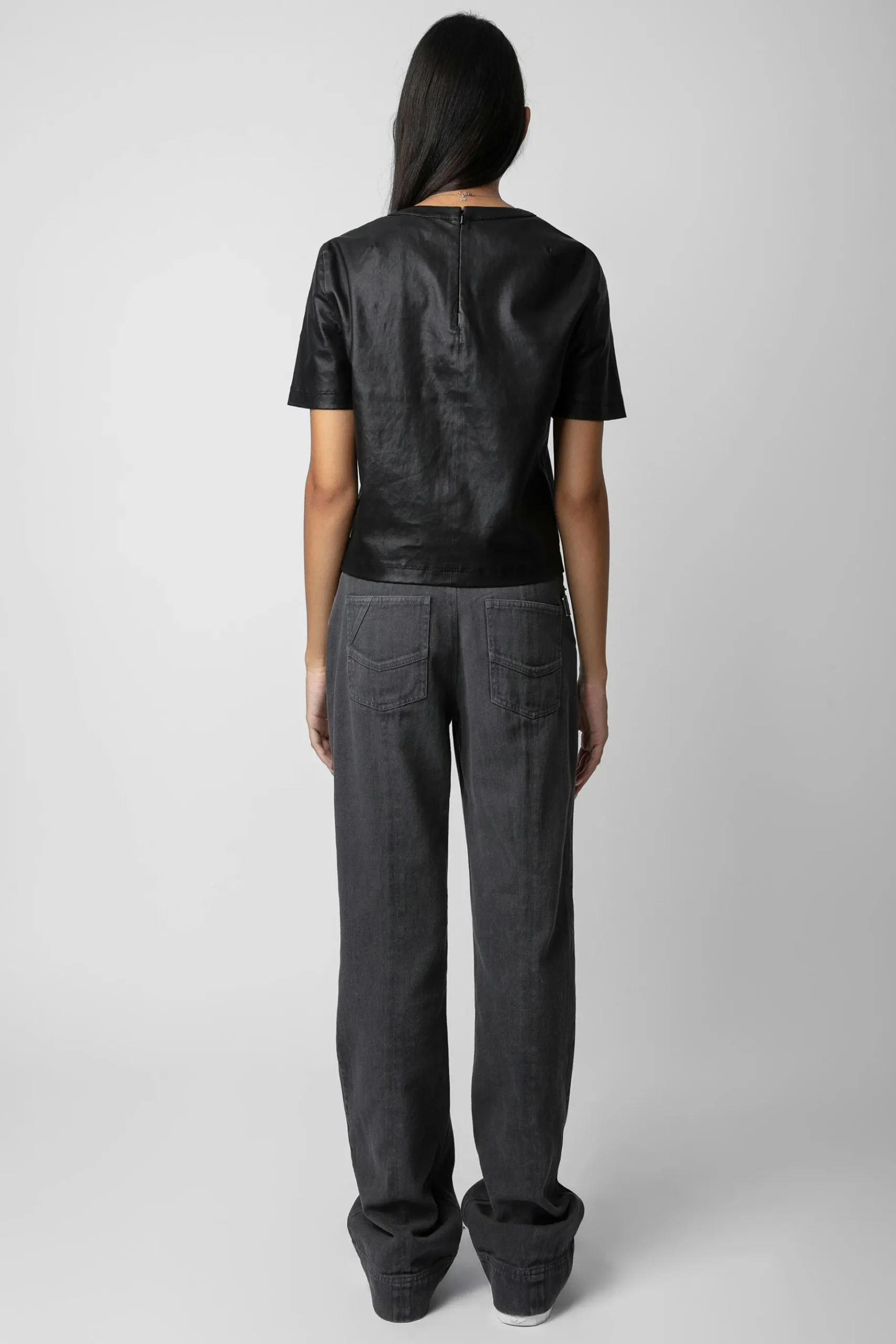 Chemises Et Hauts^Zadig & Voltaire Haut En Cuir Tas