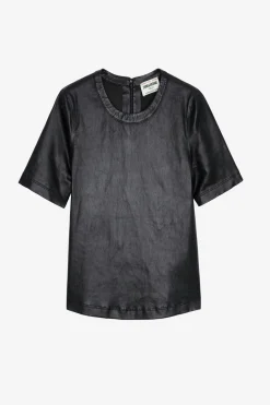 Chemises Et Hauts^Zadig & Voltaire Haut En Cuir Tas