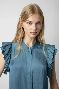 Chemises Et Hauts^Zadig & Voltaire Haut En Satin Tiza