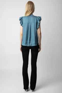 Chemises Et Hauts^Zadig & Voltaire Haut En Satin Tiza