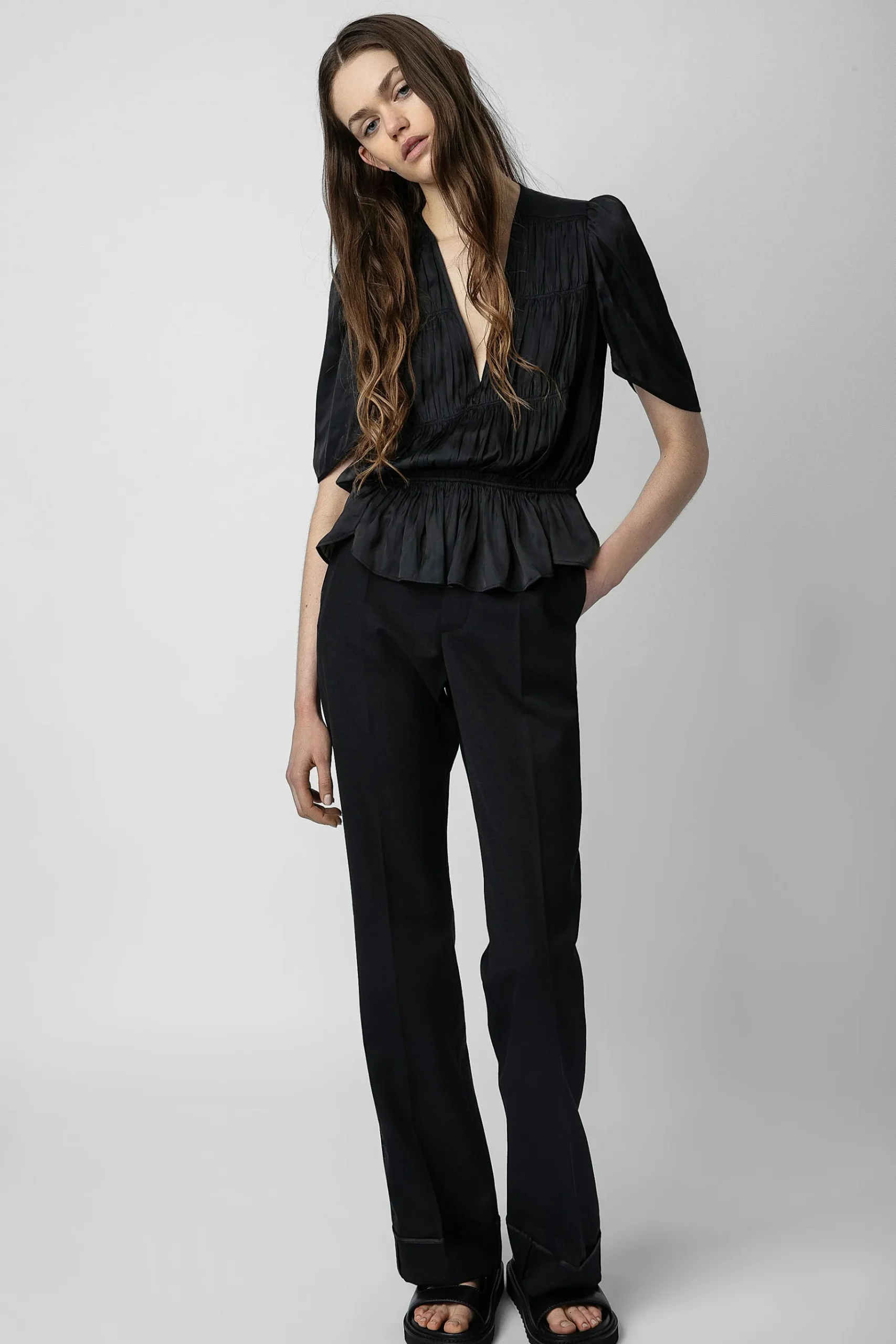 Chemises Et Hauts^Zadig & Voltaire Haut En Satin Tyoko
