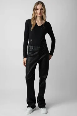 T-Shirts^Zadig & Voltaire Haut Henley A Strass