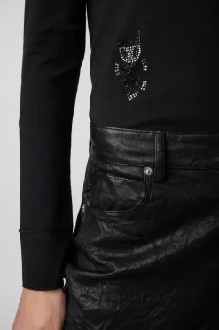 T-Shirts^Zadig & Voltaire Haut Henley A Strass