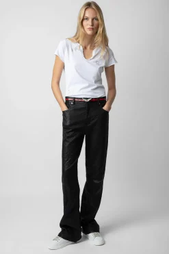 T-Shirts^Zadig & Voltaire Haut Henley A Strass