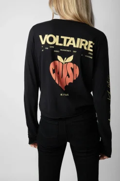 T-Shirts^Zadig & Voltaire Haut Henley Court Concert Crush