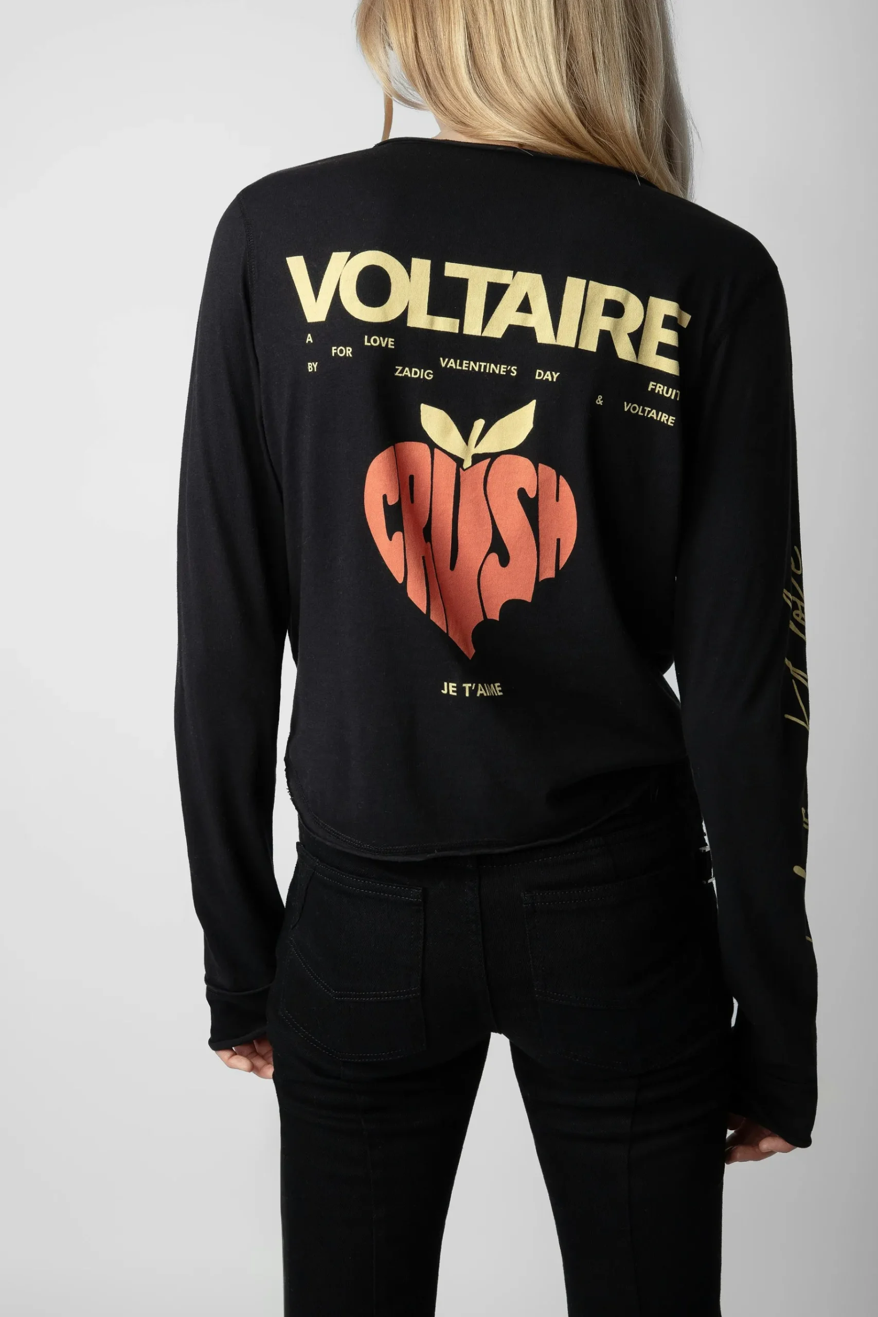 T-Shirts^Zadig & Voltaire Haut Henley Court Concert Crush