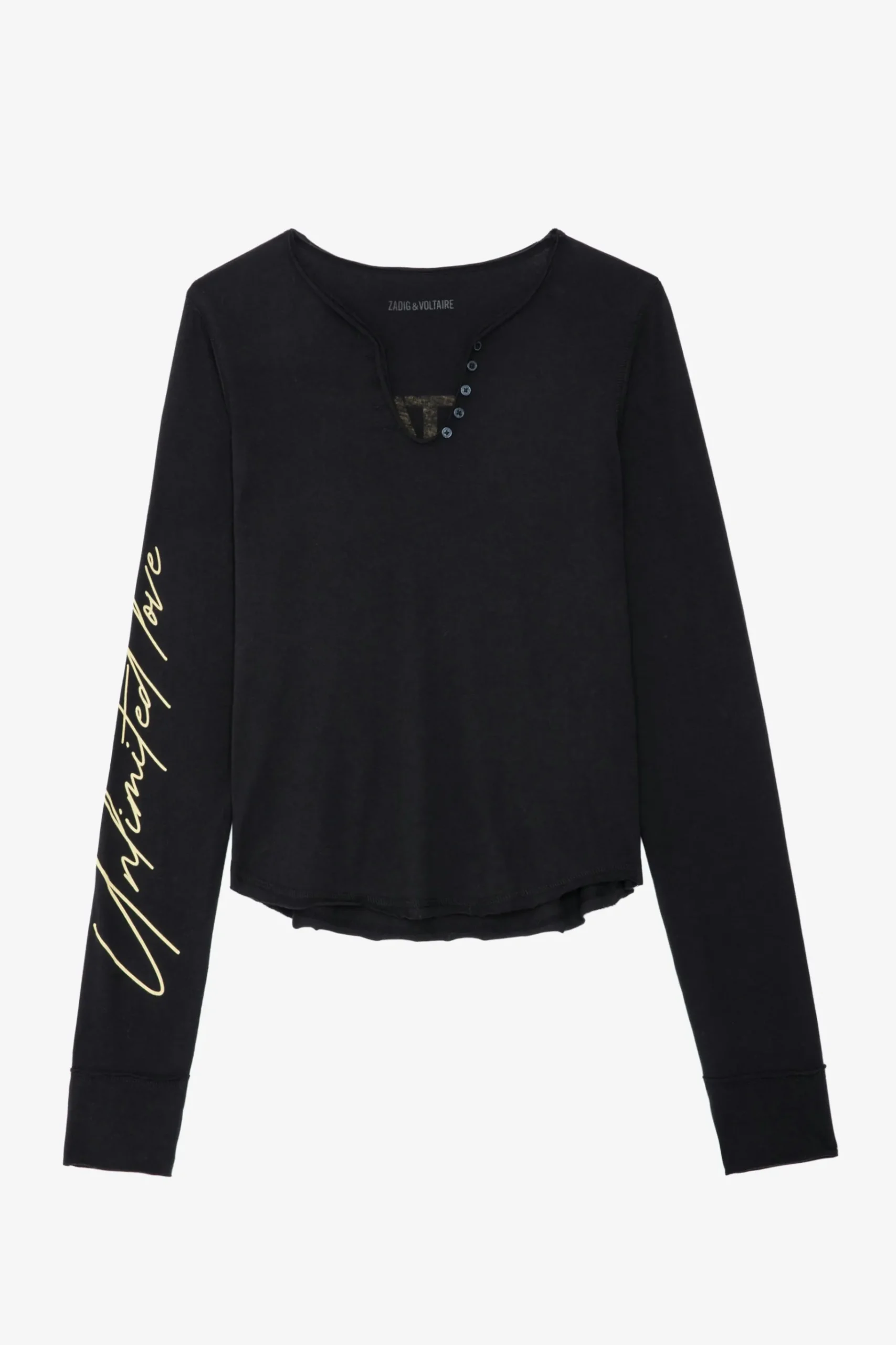 T-Shirts^Zadig & Voltaire Haut Henley Court Concert Crush