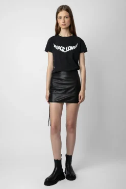 Robes Et Jupes^Zadig & Voltaire Jupe En Cuir Jylo