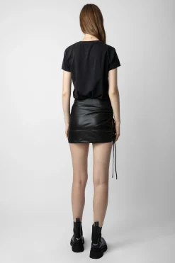 Robes Et Jupes^Zadig & Voltaire Jupe En Cuir Jylo