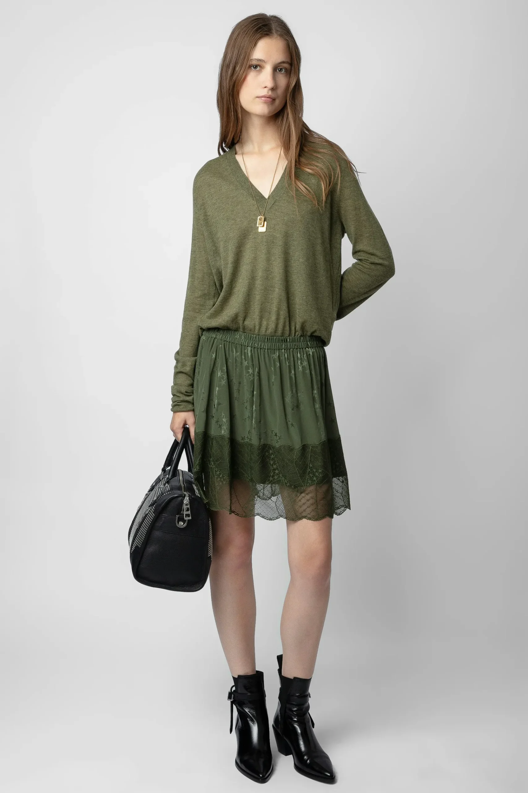 Robes Et Jupes^Zadig & Voltaire Jupe En Jacquard De Soie Jimy