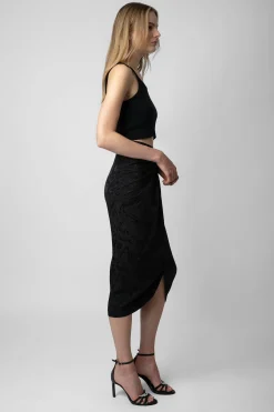 Robes Et Jupes^Zadig & Voltaire Jupe En Jacquard De Soie Jamelia