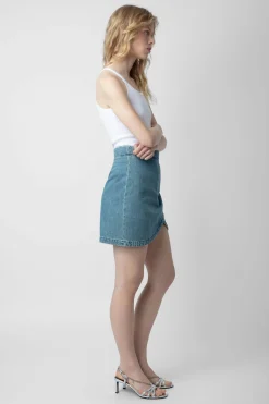 Robes Et Jupes^Zadig & Voltaire Jupe En Jean Julipe
