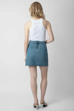 Robes Et Jupes^Zadig & Voltaire Jupe En Jean Julipe