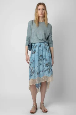 Robes Et Jupes^Zadig & Voltaire Jupe En Soie A Strass Joslin