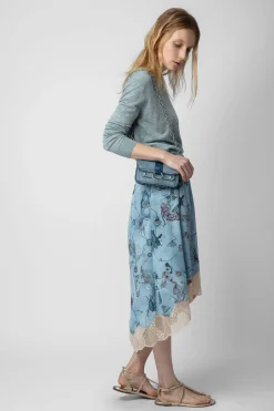 Robes Et Jupes^Zadig & Voltaire Jupe En Soie A Strass Joslin